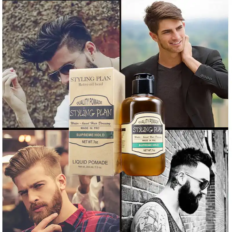 2019 New Hair Styling Pomade Men Hair Wax Long Lasting Styling Gel
