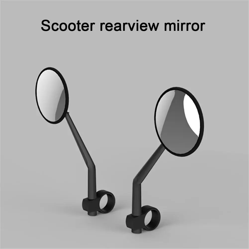 

2PCS Scooter Rearview Mirror For XIAOMI Adjustable Bicycle Handlebar Rotate Rear Back View Large View Convex Mirror For Millet