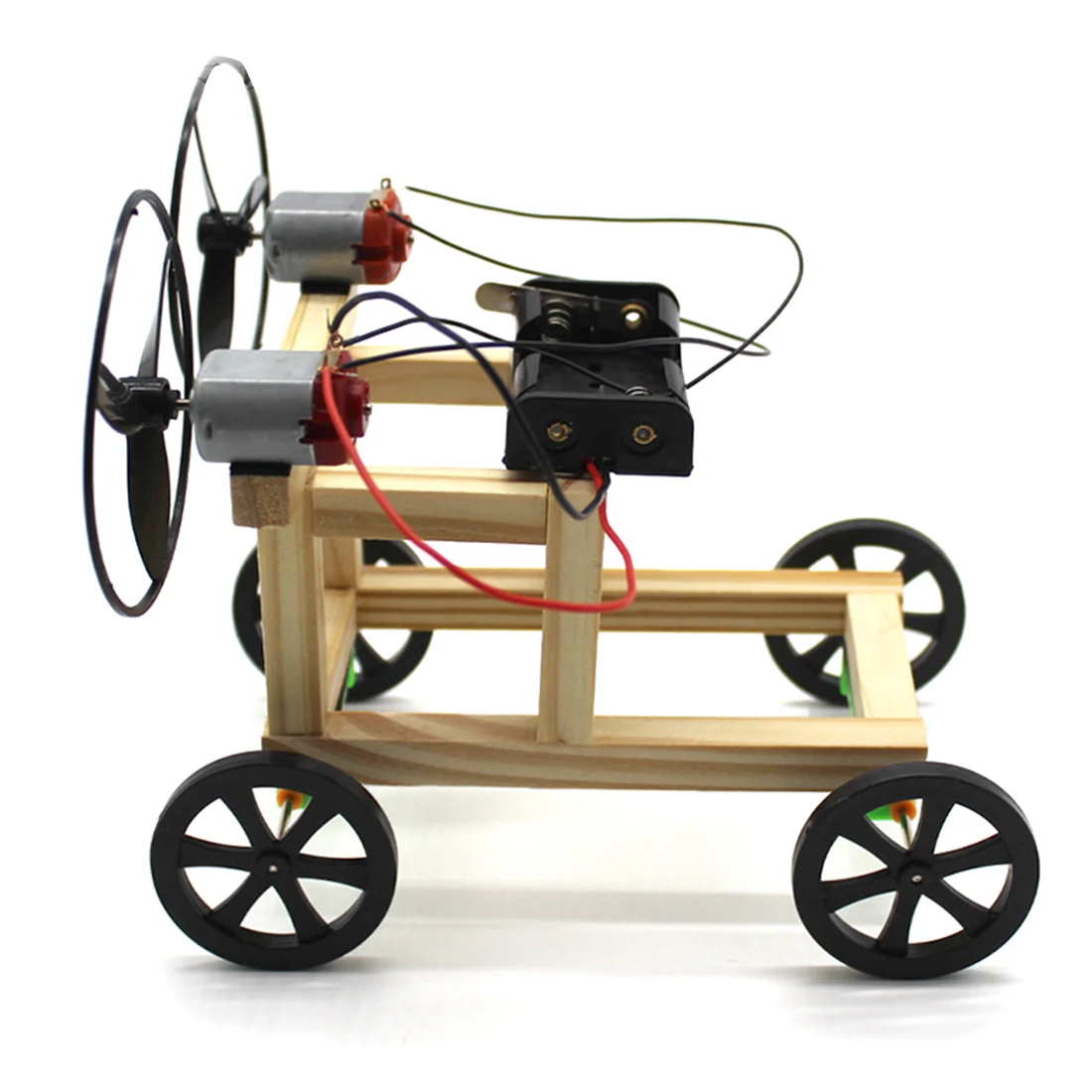 

DIY Wind-up Toy Wind Assemble Car Toys Wind-powered Intellectual Auto Motor Robot Science Experiment Educational Toys for Kids