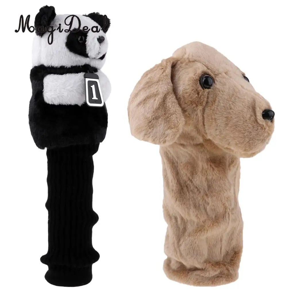 MagiDeal 2Pcs Animal Golf Driver Headcover Universal 460cc No.1 Club