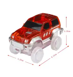 Feichao светодио дный свет Vehical для треков электроника автомобиля игрушки с мигалками фантазии DIY игрушка автомобиль для малыша подарки на