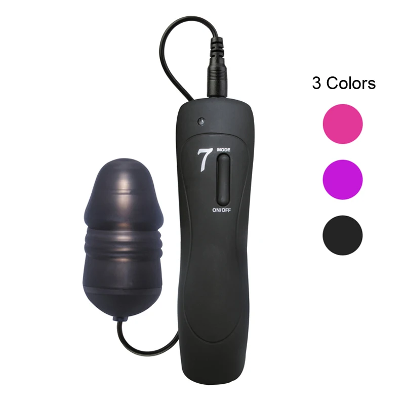 Flashing Vibe 7 Mode Vibration Glans Bullet Vibrator Egg Labia Clitoris Stimulate G Spot Massager font