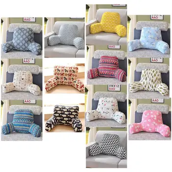 

Cotton And Linen Corner Waist Cushion Pillow With Armrest Cotton Cushion For Home Textile Supplies