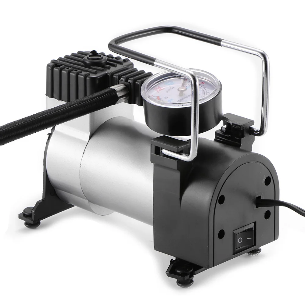 

AOZBZ 12V 150PSI Displacement Auto Tire Inflator Portable Air Compressor Pump With Cigarette Universal for Cars Bicycles Balls