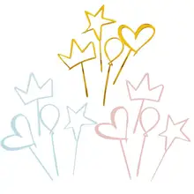 Топпер для торта, инструменты для украшения кухни, воздушный шар с сердечком, день рождения, праздник, вечеринка, торт, десерт, принадлежности для украшения стола, 4 шт