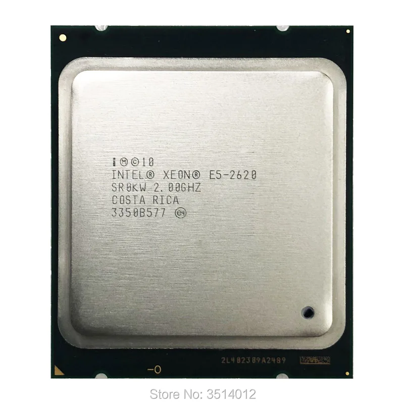 Процессор Intel Xeon E5-2620 E5 2620 2 0 ГГц шестиядерный двенадцатипоточный ЦПУ 15 Мб 95 Вт LGA