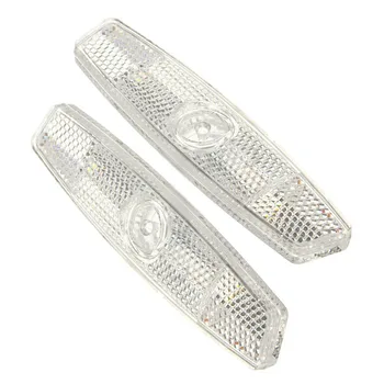 

Car 2pcs Bike Bicycle Spoke Reflector Safety Warning Light Safety Wheel Rim Reflective Light Mount Vintage Clip Tube Reflector