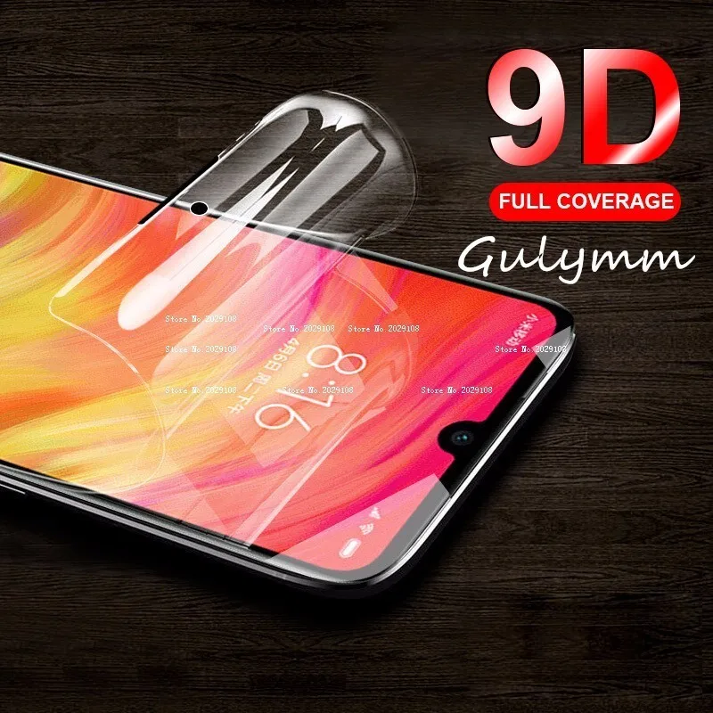 

9D Soft Hydrogel Film For Xiaomi Mi 9 8 A2 9SE Lite HD Full Protective Film Cover For Redmi 7 Redmi Note 7 5 6 6A Note7 Screen