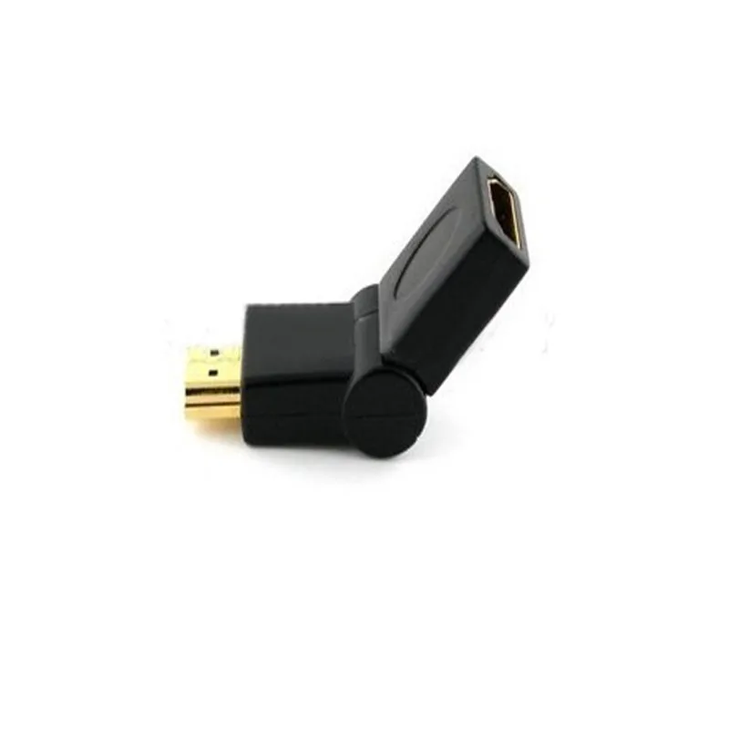 HDMI адаптер Папа мама вращающийся на 180 градусов поворотный правый угловой