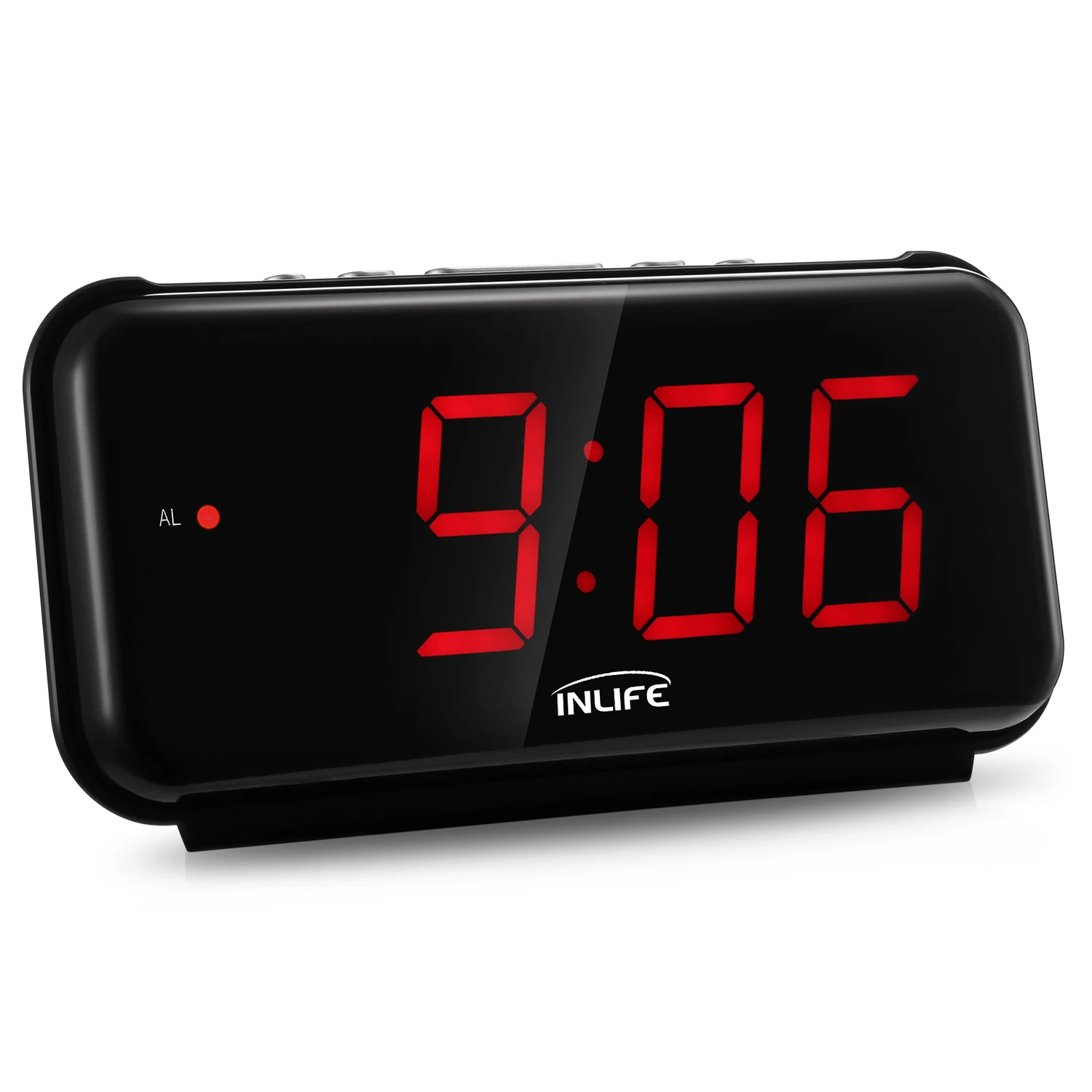 

Inlife Multifunctional LED Alarm Clock with 6.7 inch Large Screen Snooze Function Table Wall Clock