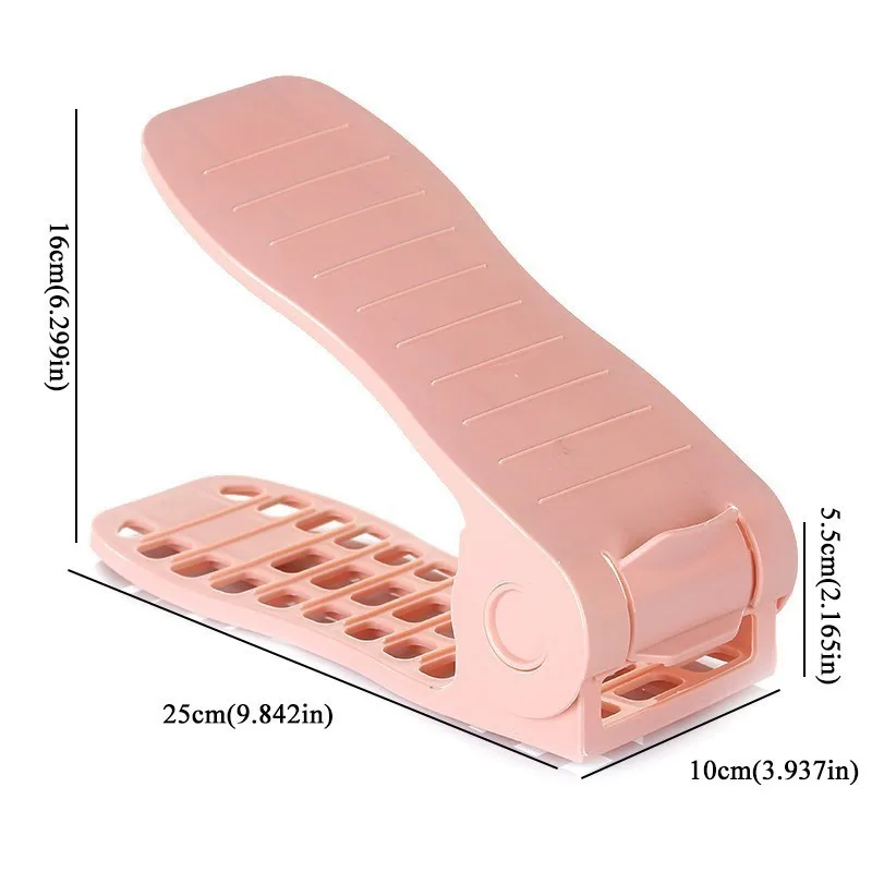 Thickening Adjustable Plastic Shoe Shelves For Cabinet Modern Home Organizer Minimalist Storage Bench Self-contained Shoebox
