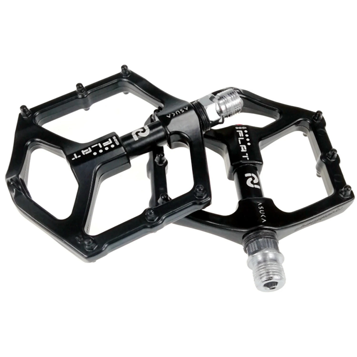 Shanmashi 1ペア固定mtb bmx自転車ペダル足ペグ屋外乗馬スポーツ耐久性のあるペダルdhcrank mtbロードバイクサイクリングペダル