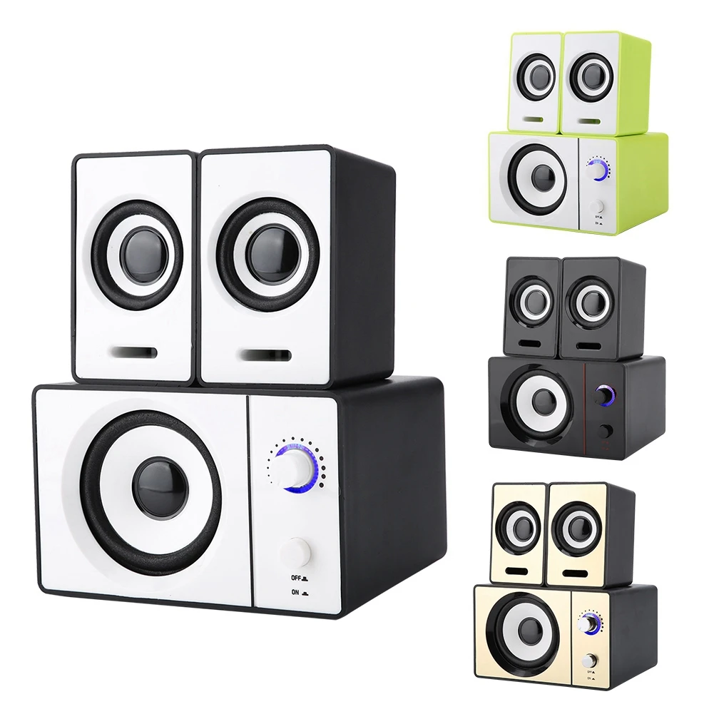 

USB 2.0 Notebook Speakers Wired Stereo Mini Computer Speaker for Desktop Laptop Notebook Tablet PC MP3 MP4 3.5mm AUX