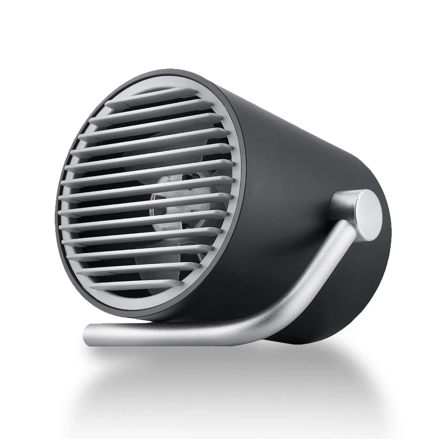 

Small Personal USB Fan - Portable Mini Table Desk Fan with Whisper Quiet Cyclone Air Circulation Technology,Twin Turbo Blades