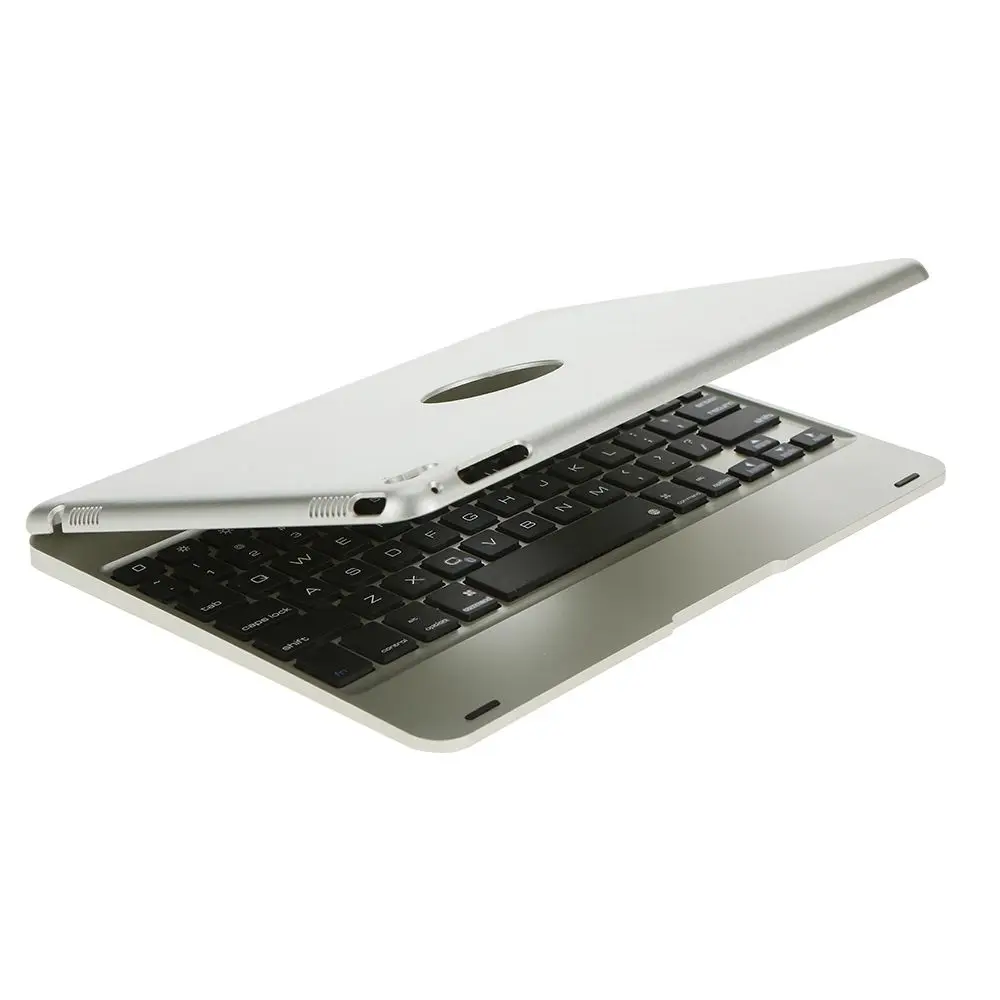 

Smart Wireless Bluetooth Backlit Keyboard Case Cover Flip-open For ipad Pro 9.7 inch ipad Air2 Silver