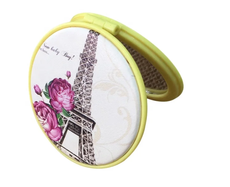 

GX2003 Plastic acrylic makeup mirror with led background light 10X amplify mirror