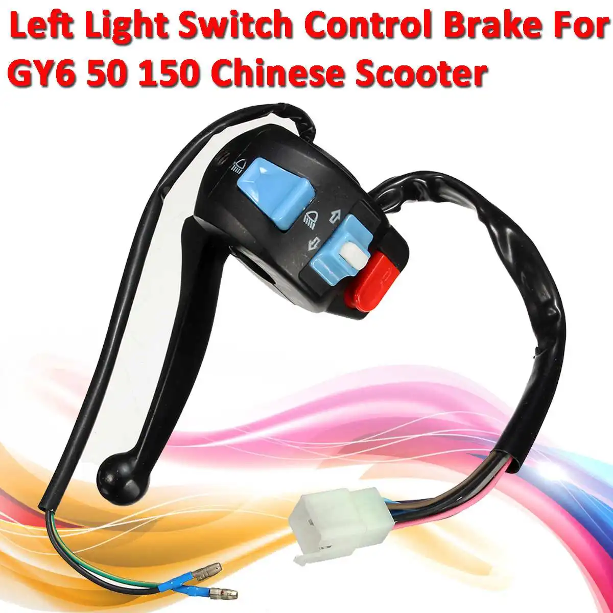 

1PC Left Light Switch Control Brake Lever For GY6 50 150 Chinese Scooter Moped