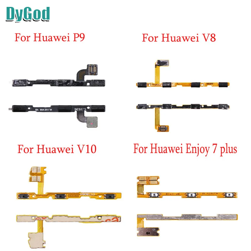 Кнопки ВКЛ./ВЫКЛ. Питания гибкий кабель для Huawei Enjoy 7 plus P9 громкость вверх/вниз +