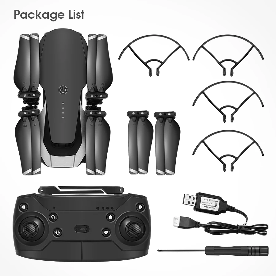 Eachine E511S 2 4G 4CH GPS 6 осевой гироскоп динамическое наблюдение WIFI FPV с камерой 1080P 16