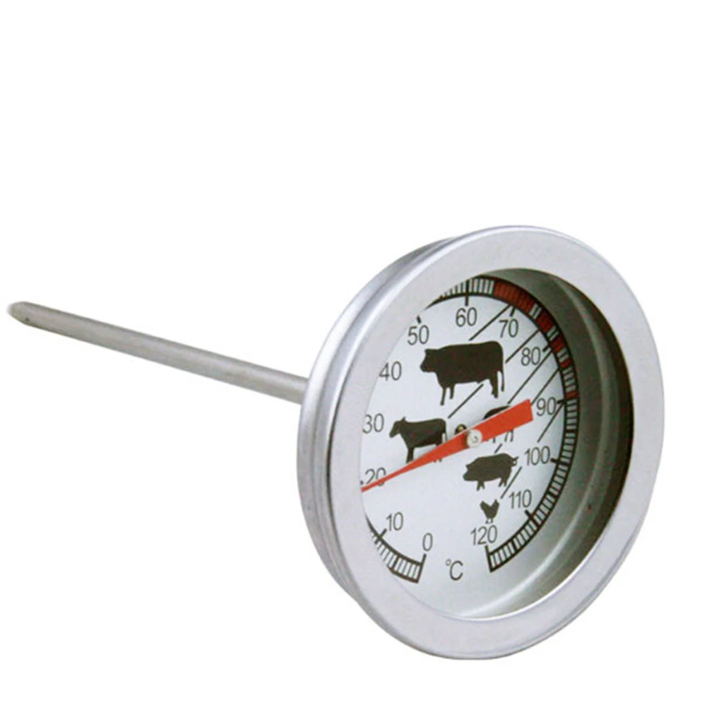 

0-120 Degree Meat Thermometer Kitchen Stainless Steel Oven Cooking BBQ Probe Thermometer Food Centigrade Cooking Tools