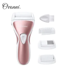Ovonni Электрический Перезаряжаемые Педикюр ног файла Профессиональные мокрой и сухой Водонепроницаемость и мощный мозолей Remover