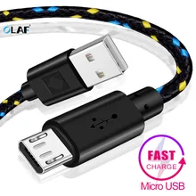 Олаф микро USB кабель для быстрой зарядки для samsung, кабель для мобильного телефона для Xiaomi, кабель передачи данных, кабель передачи данных, кабели для huawei P10 lite