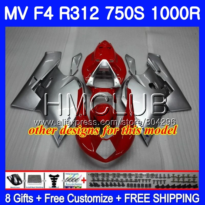 Комплект обтекателя Для MV Agusta F4 R312 750S 1000 R 750 1000CC 05 06 129HM.11 1000R 312 1078 1 + мА 2005 2006