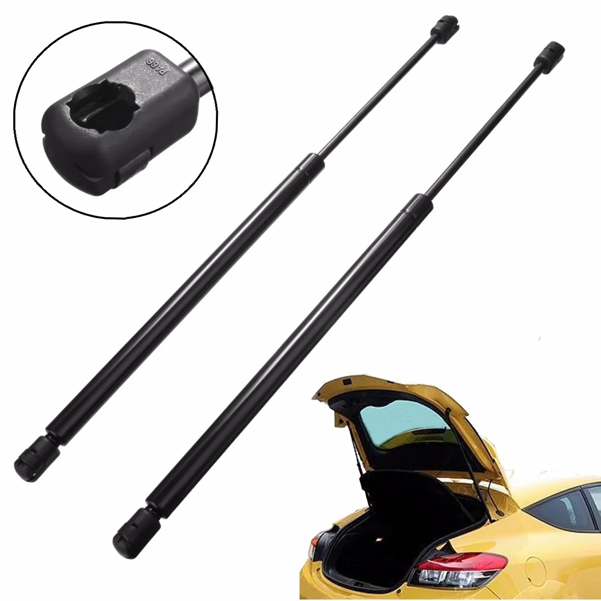 

2pcs 540mm Car Rear Tail Gate Gas Struts Boot Holder Support 8200174571 For Renault Megane Scenic 2003-2008