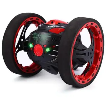 

LeadingStar Mini Automatic 2.4G LED Intelligent Bounce Car Toy with Remote Control Puzzle Children's toys