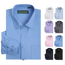 Брендовые новые мужские рубашки Саржевые с длинным рукавом деловые однотонные мужские s рубашки морщинки стойкие повседневные мужские рубашки мужские Camisa Masculina