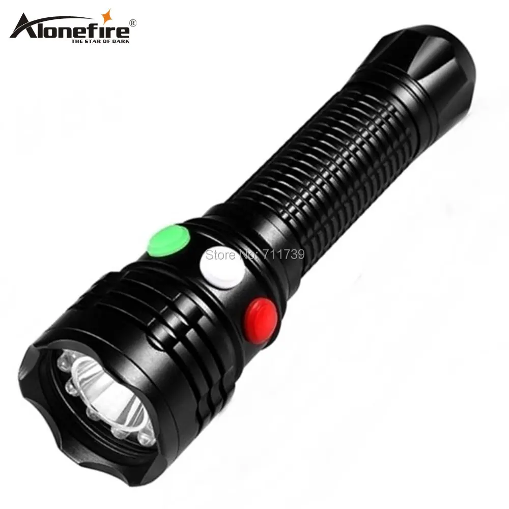 AloneFire RX1 Q5 светодиодный Железнодорожный сигнальный фонарь мисветильник Красный