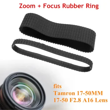 

for Focus Zoom Grip Rubber Ring Replace Set For Tamron 17-50MM 17-50 F2.8 A16 Lens