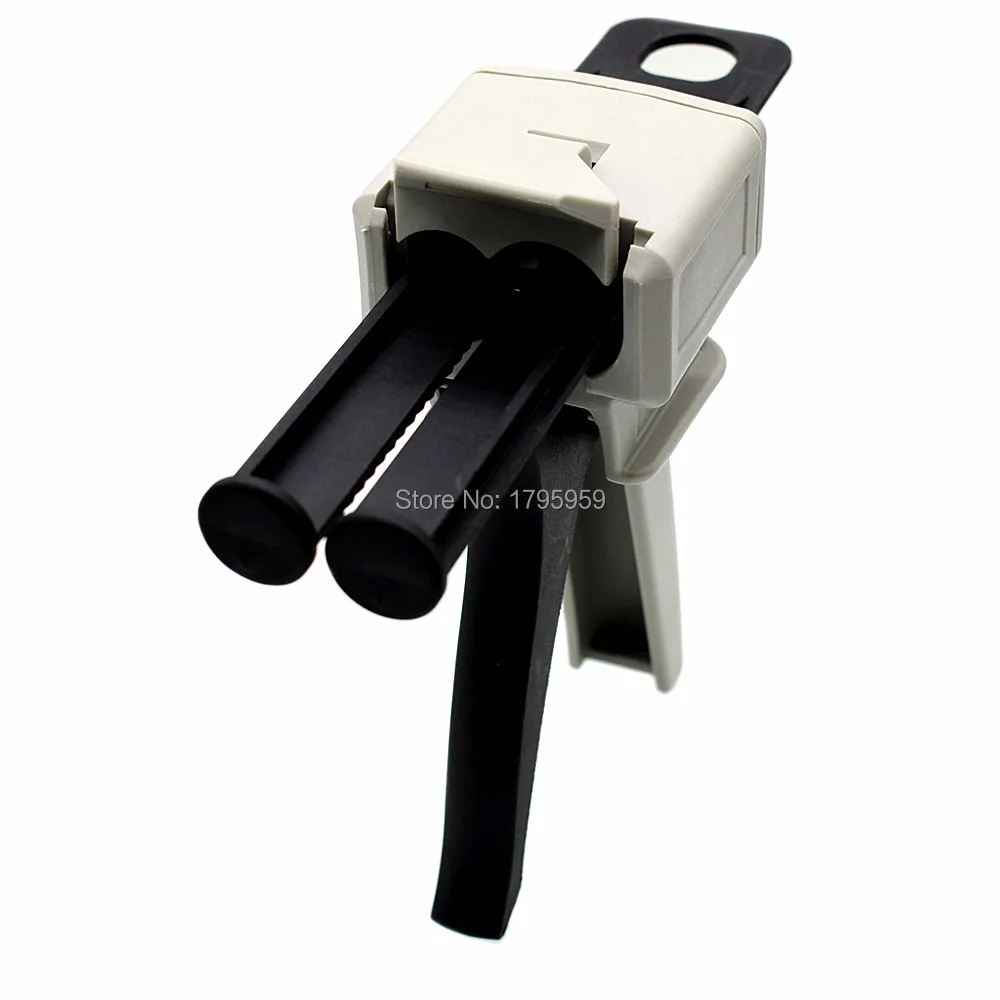 

50ml AB Epoxy Glue Gun Applicator Glue Adhensive Cartridge Gun Mixed 1:1 AB Glue Manual Dispense Glue Gun Hand Tool Caulking Gun