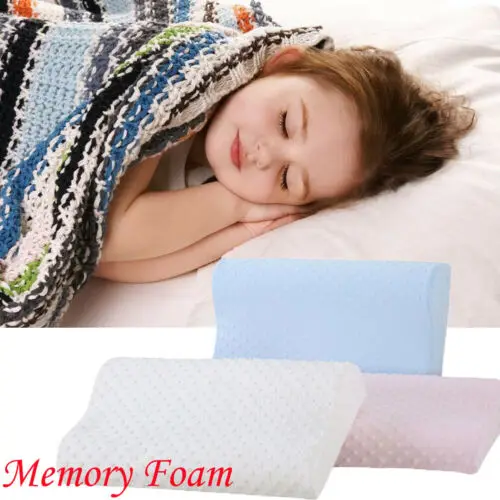

New Solid Anti Wrinkle Memory Pillow Ergonomic Curve Improve Sleeping Foam Pillows