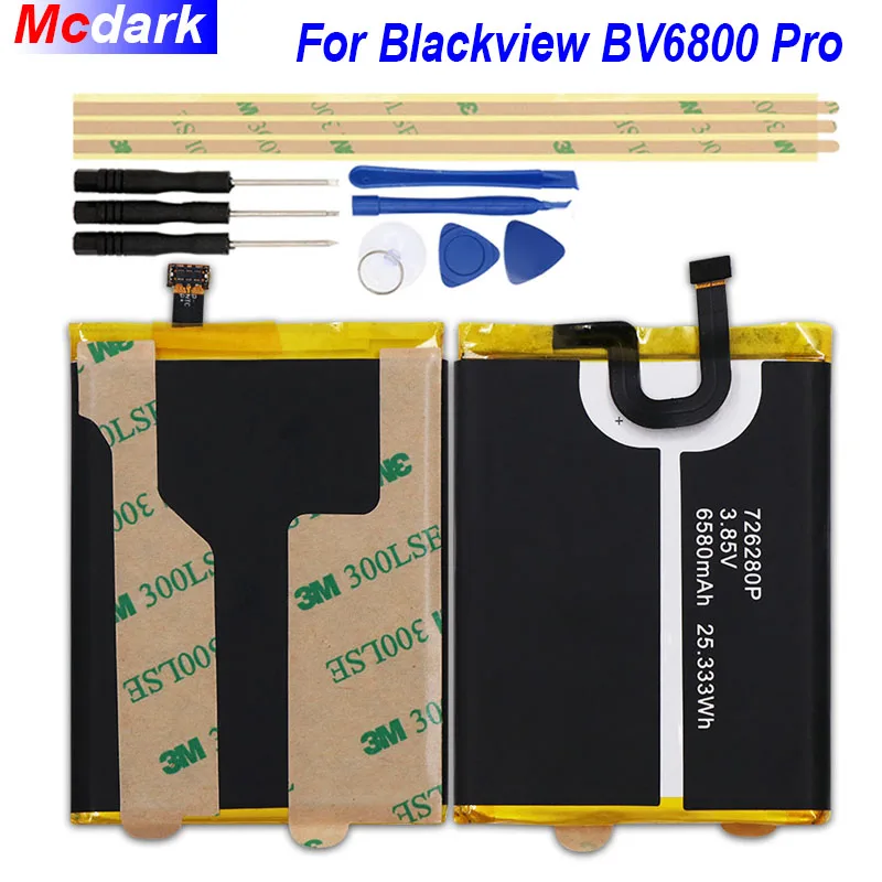 Аккумулятор на 6580 мА · ч для Blackview BV6800 Pro аккумулятор телефона с
