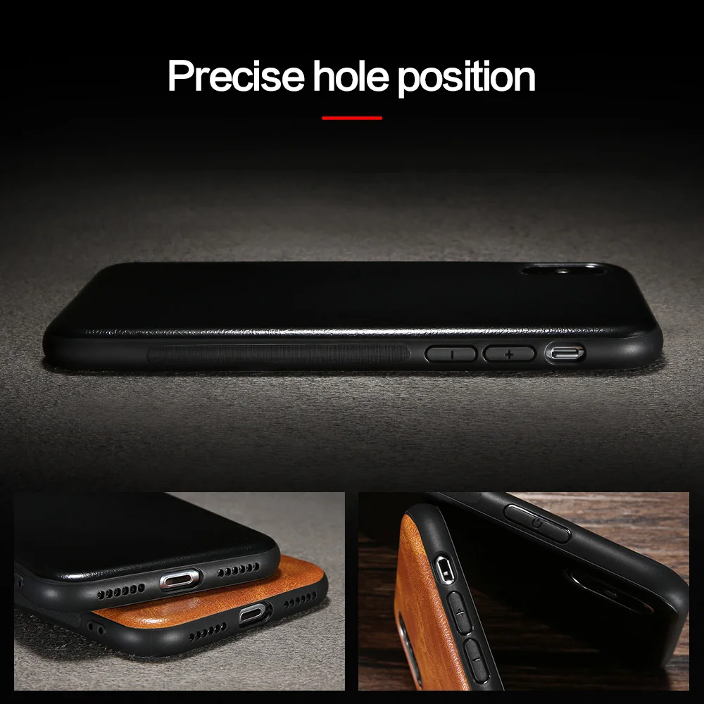 KISSCASE Кожа Телефон чехол для iPhone 6 7 8 плюс роскошный Бизнес Ретро Leatherr X S Capinhas