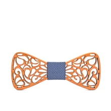 Вишневый Деревянный полый галстук-бабочка ручной работы Деревянный Ретро зеленый Европа и США горячий деревянный галстук-бабочка галстук мужской костюм