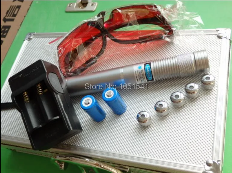 

Strong power military 450nm 100000m Flashlight blue laser pointer burning match candle lit cigarette wicked lazer torch 1000Watt