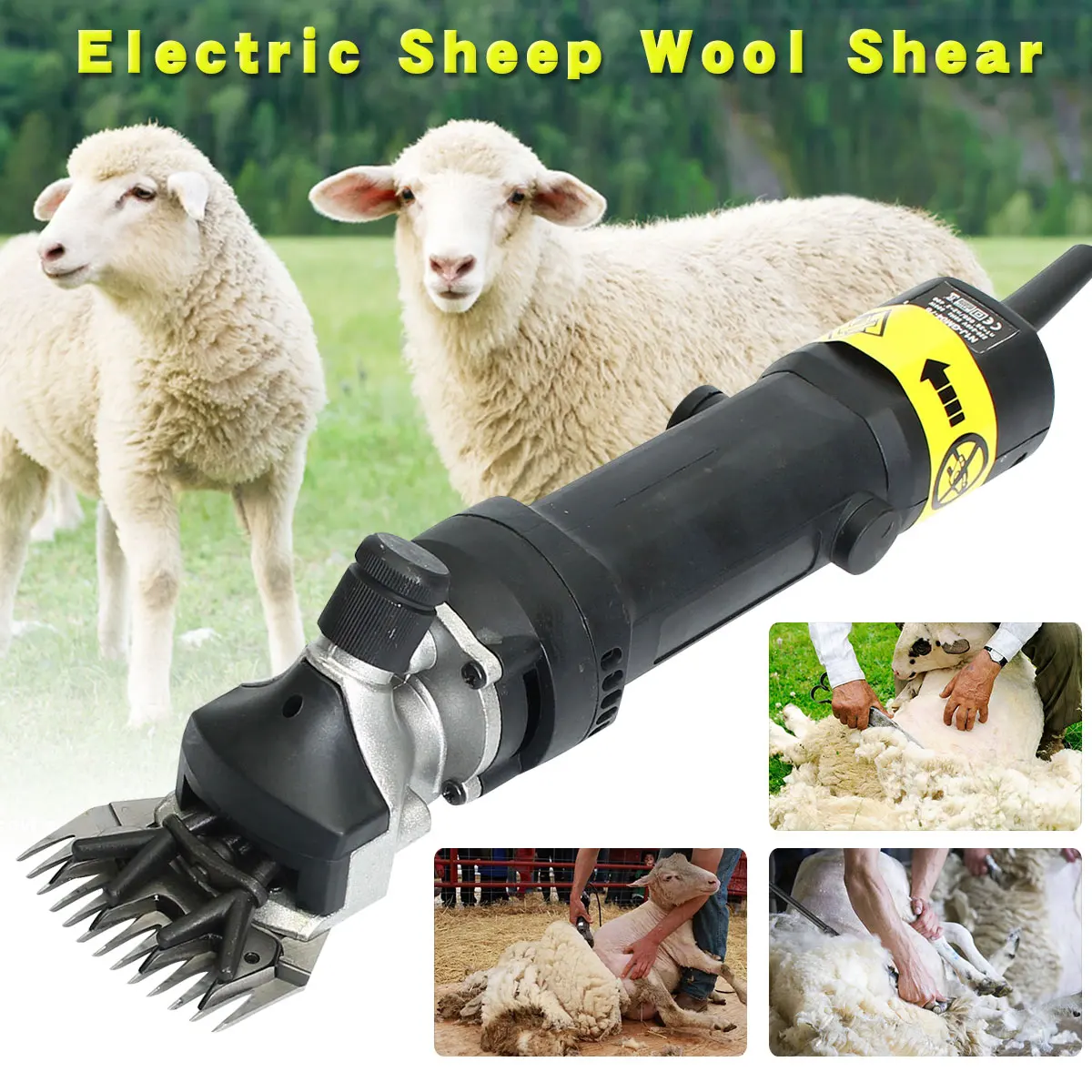 

220V 500W Electric Shearing Supplies Clipper Shear Sheep Goats Alpaca Shears Farm Supplies