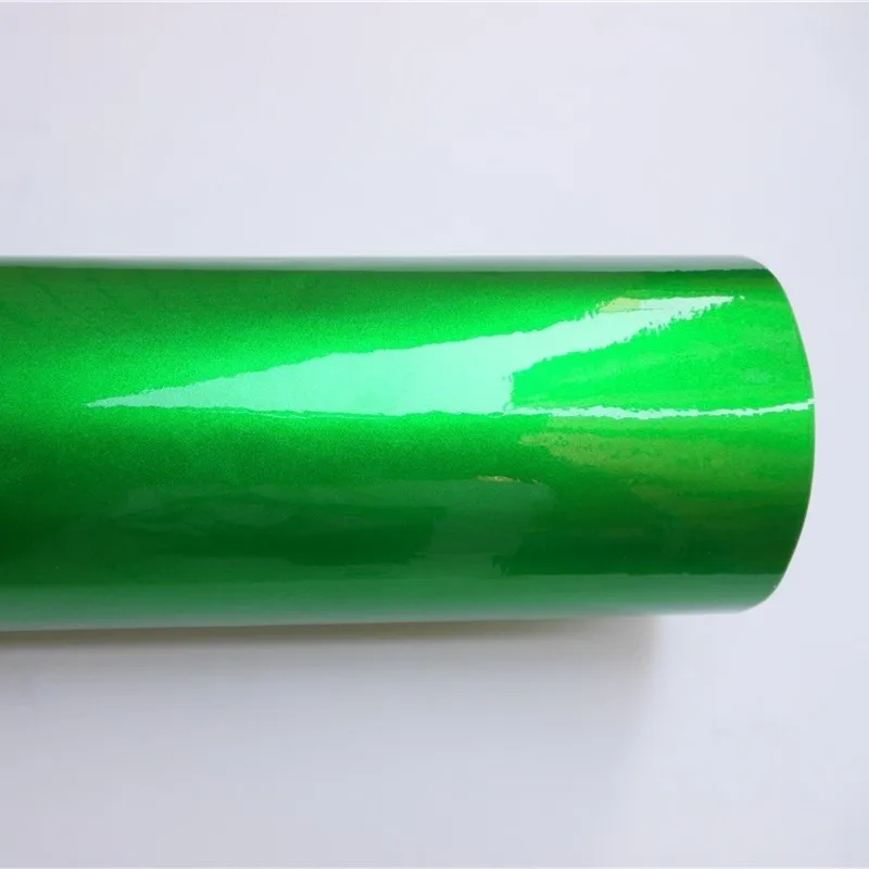 Глянцевая виниловая обертка металлик Ultra Apple Green пленка для упаковки автомобиля