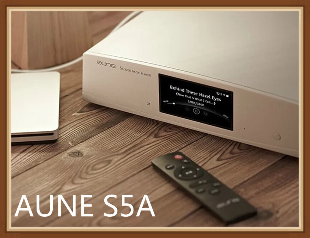 

Aune S5A DSD/FLAC/APE Digital Turntable WiFi Network HiFi Audiophile DLNA FPGA Music Player with RCA NAS Decoding Output DAC APP