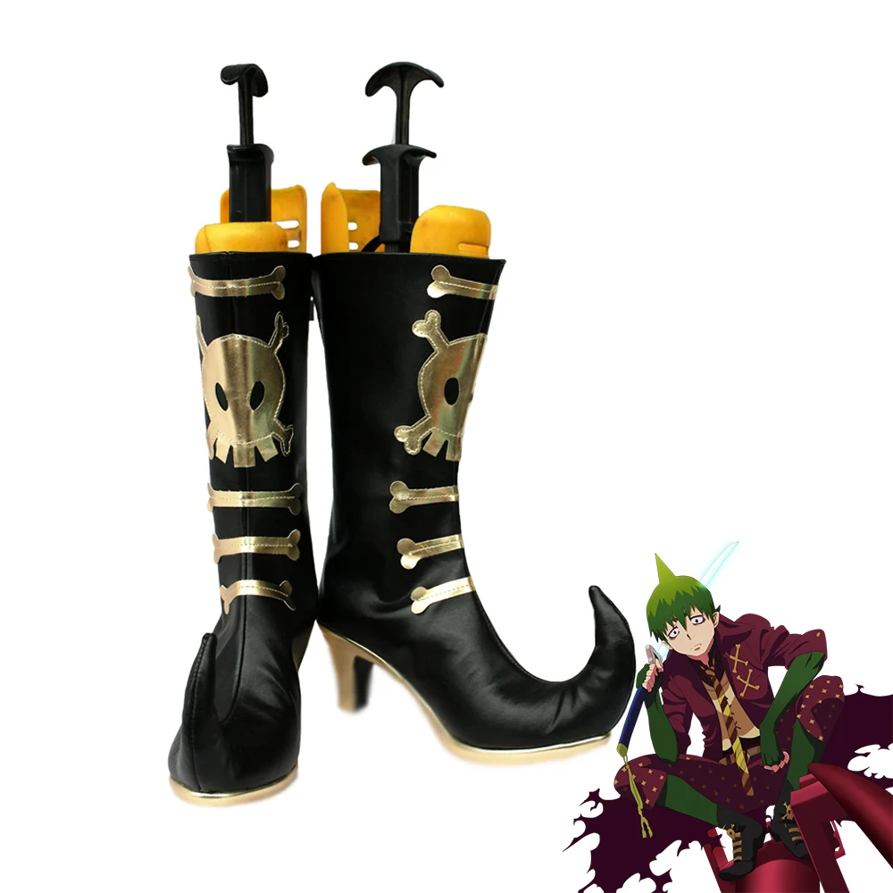 Blue Exorcist Ao no Amaimon Men Cosplay Shoes Boots Custom Customized Size | Тематическая одежда и униформа