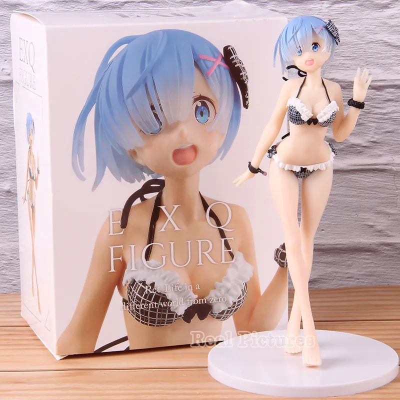 

Anime Re Zero Re:life in a Different World from Zero Rem Swimsuit Ver. EXQ Figure PVC Collectible Model Toy