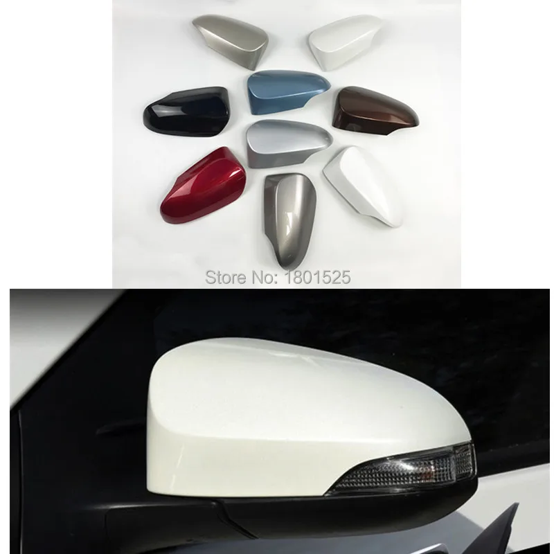 

2pcs/lot ABS chrome car styling rearview mirror covers for toyota corolla accessories 2014 - 2017