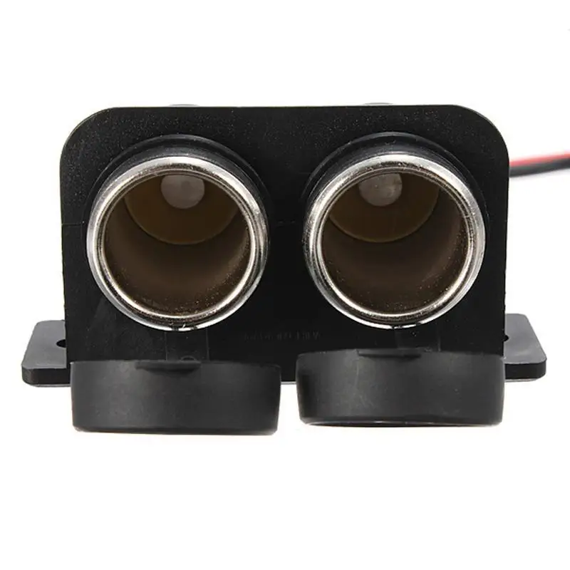 12 В 2 полосный водонепроницаемый автомобильный прикуриватель для мотоцикла