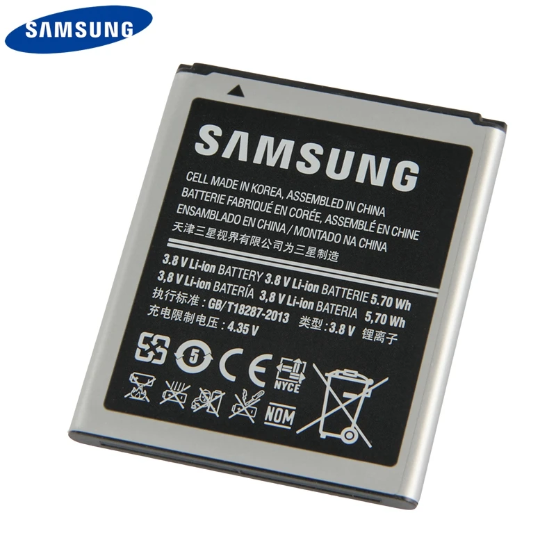 Оригинальная сменная батарея для телефона EB425161LU для samsung GT-S7562L S7560 S7566 S7568 S7572 S7580 аккумуляторная батарея 1500 мАч