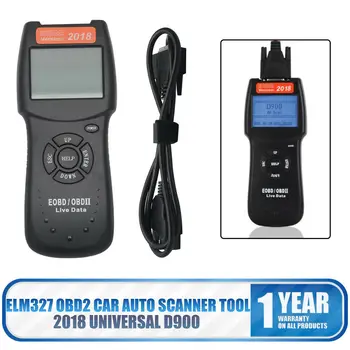 

Universal Car Fault Code Reader D900 OBD2 EOBD CAN Diagnostic Scanner Tool