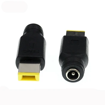 

DC 5.5x2.1mm Female to Square Plug 20V Power Converter for Lenovo ThinkPad AC Power Adapter Charger Supply Black