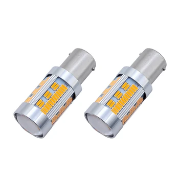 

9-12V 20W 1156 Bau15S Py21W Led 105 4014 Smd Led Bulb Amber Yellow Lamp For Car Turn Signal Bulb Reverse Light No Hyper Flash