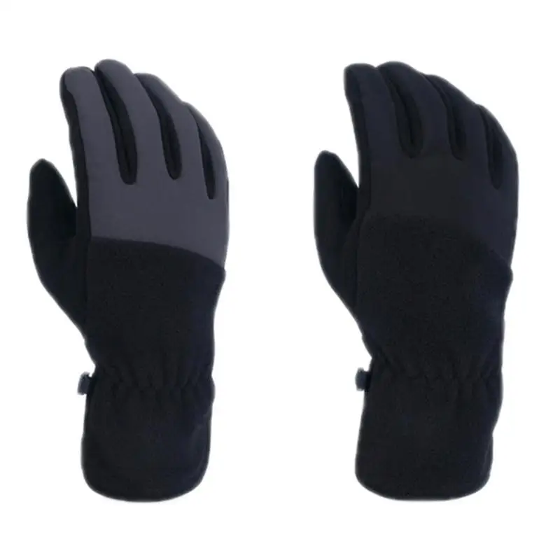 1 Pair Autumn Winter Men's Ski Gloves Warm Waterproof Thicken Outdoor